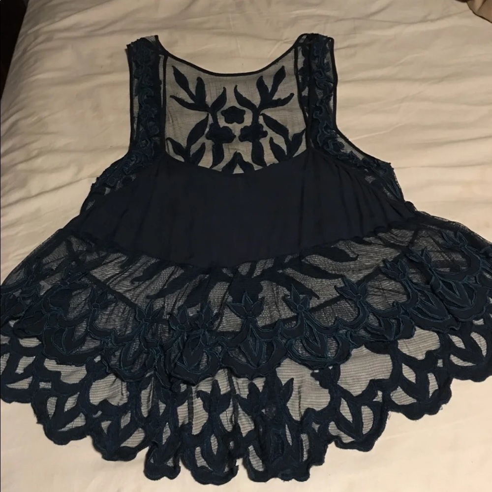 Free People Floral Tank Top